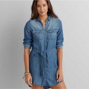 AEO Denim Shirt Dress
